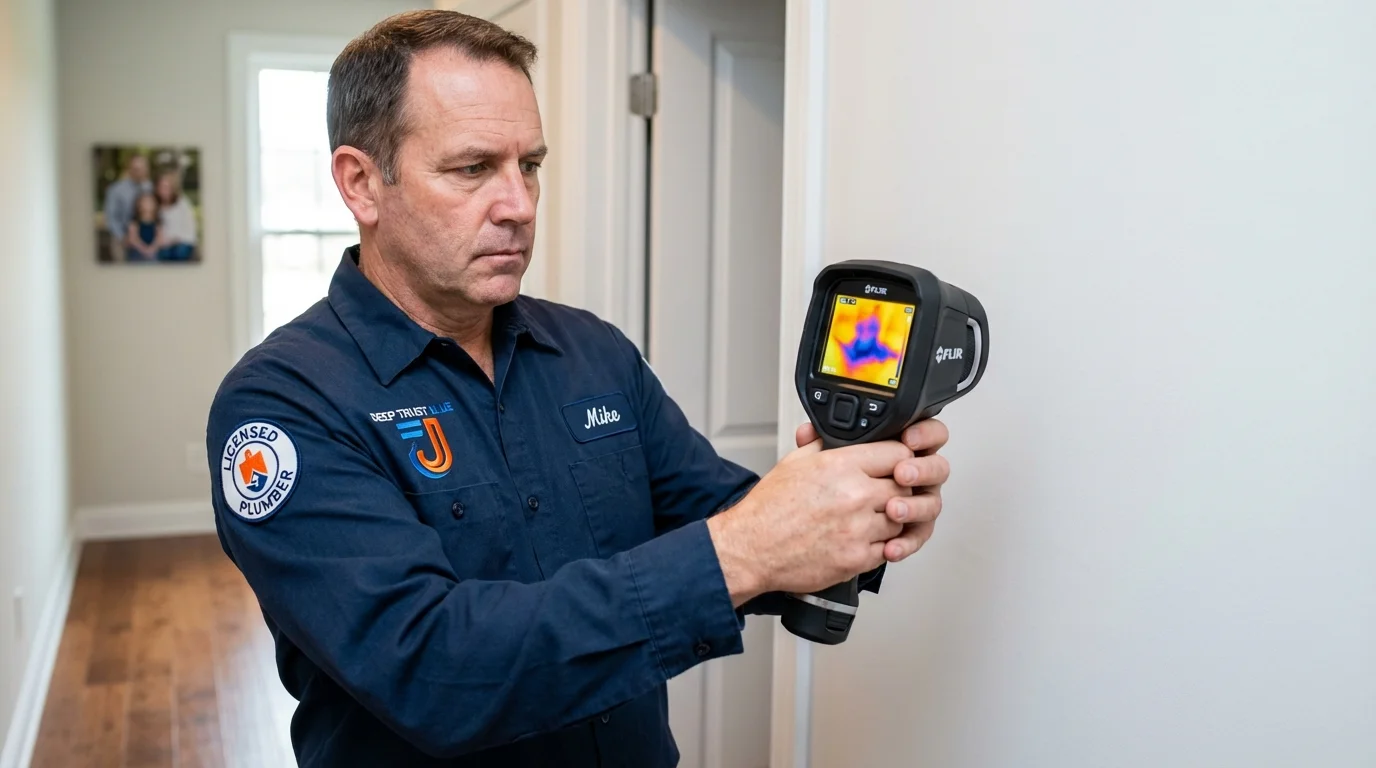 Thermal imaging leak detection by Johns Plumbing LLC in Glenn Dale